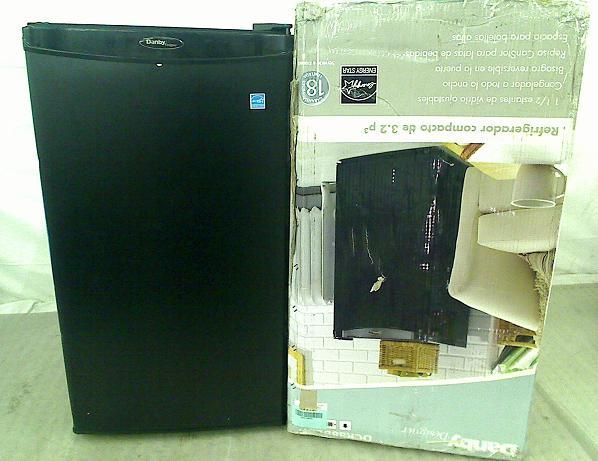 Danby DCR88BLDD 3.2 Cu. Ft. Designer Compact Refrigerator   Black