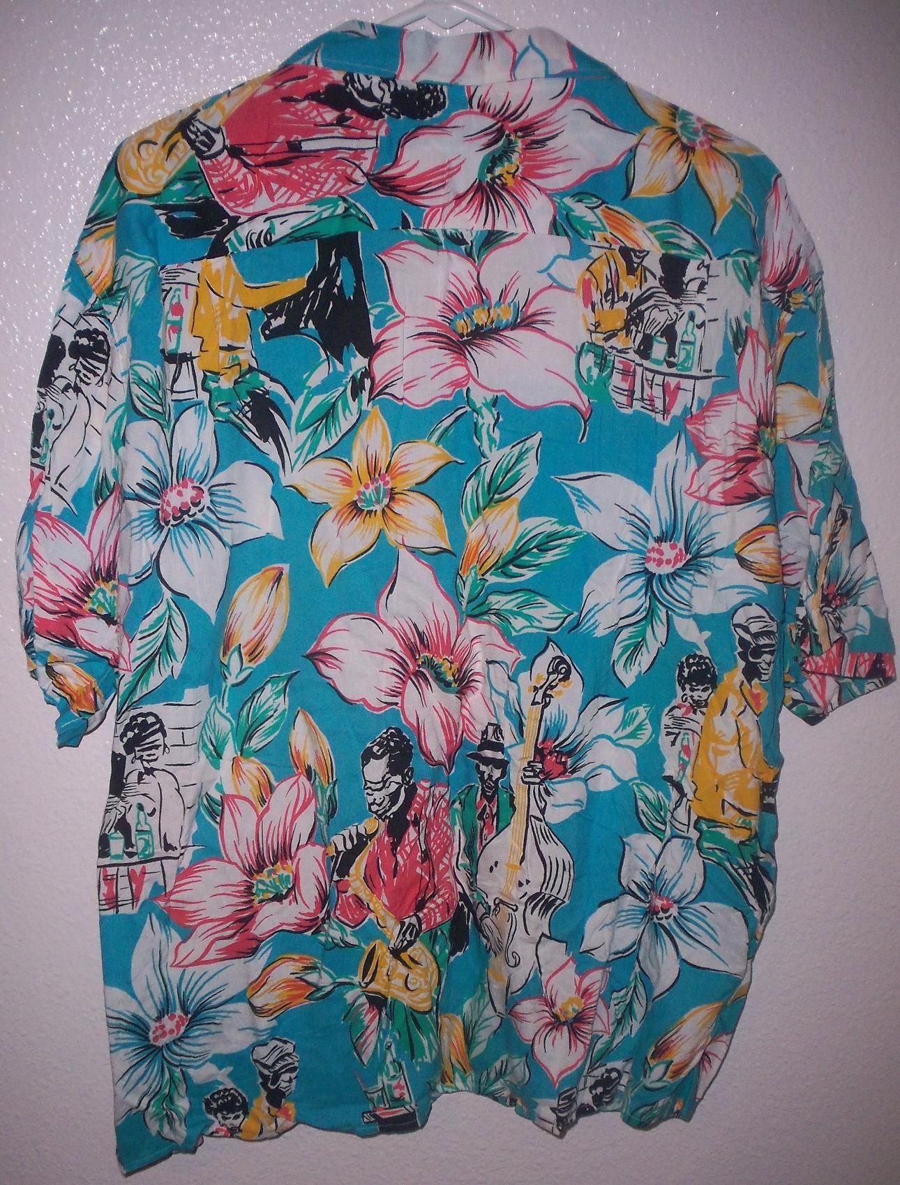 New Original Jamaican Dusseldorf Germany Rayon Shirts Hawaiian Large