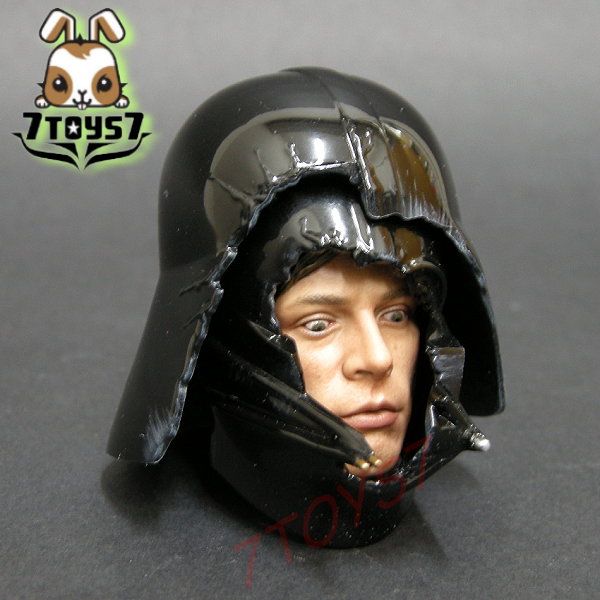 Hot Toys 1/6 DX 07 Luke Skywalker_ Dark Vader Helmeted Head _Sp Star