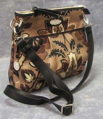 NWOTS Spartina 449 Daufuskie Island Floral Linen Leather Shoulder