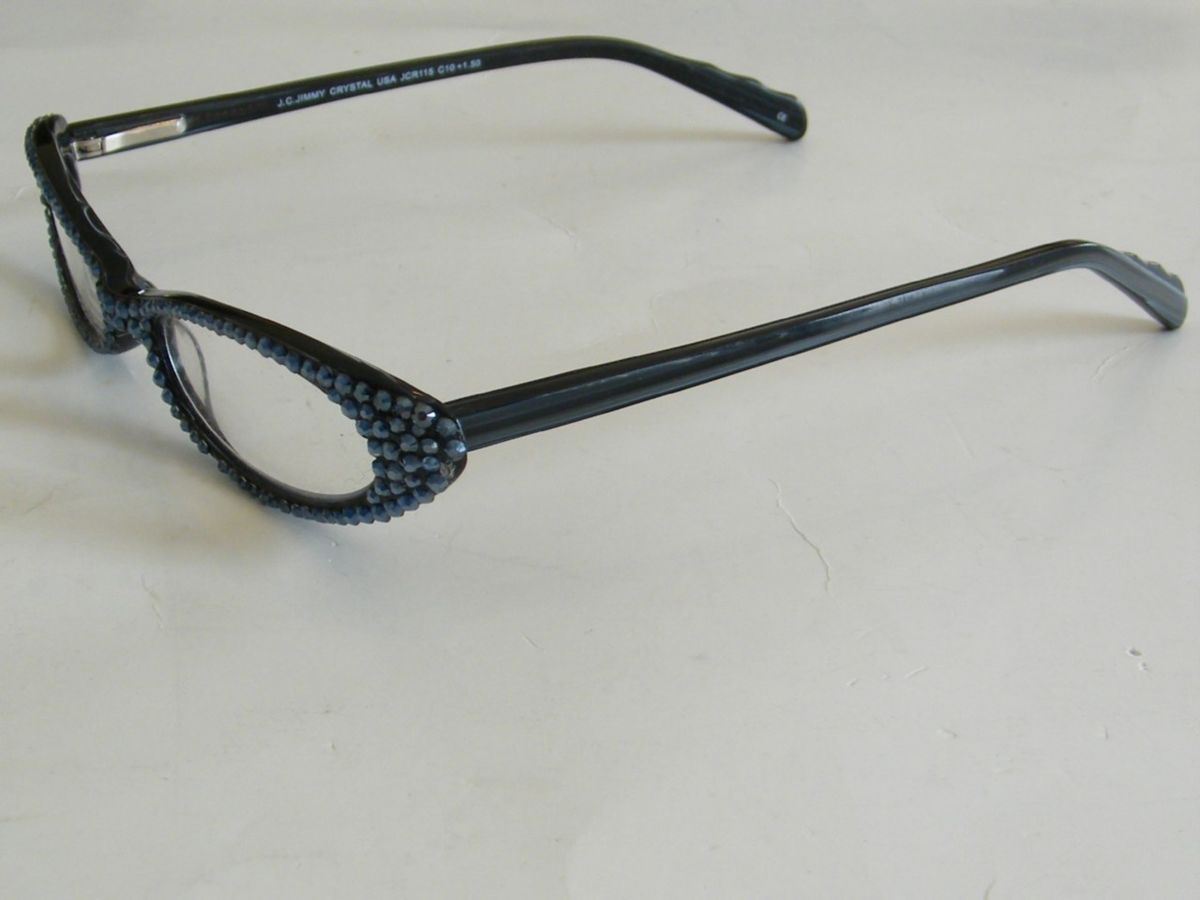 Jimmy Crystal JCR115 C10 Swarovski Crystals Eyeglass Frames Only