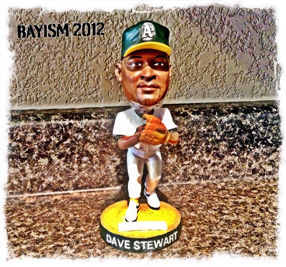 Dave Stewart Bobblehead Oakland As bobble head new in box SGA