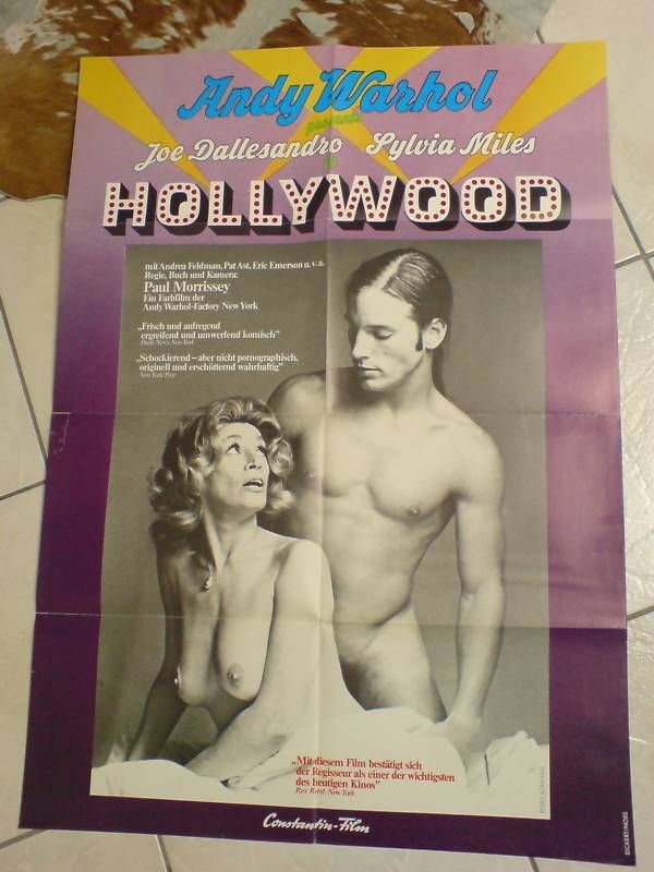  Warhol s Hollywood 1sh Joe Dallesandro Sylvia Miles Uncensored