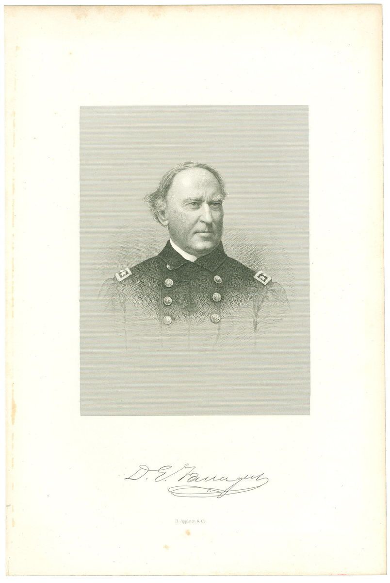 David Farragut, Union Navy Admiral/Civil War Battle of Mobile Bay