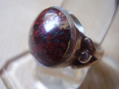 Fine David Scott Walker Birmingham 1995 Jasper Silver Modernist Ring