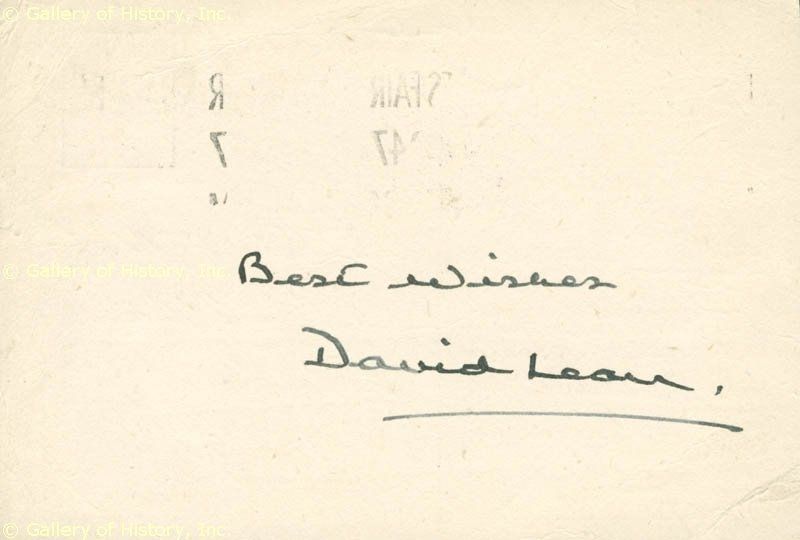  David Lean Signature s 1947