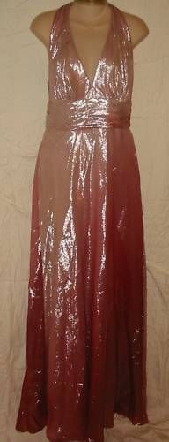 Shimmery Sexy David Meister Formal Gown Sz 10 NWTG $610