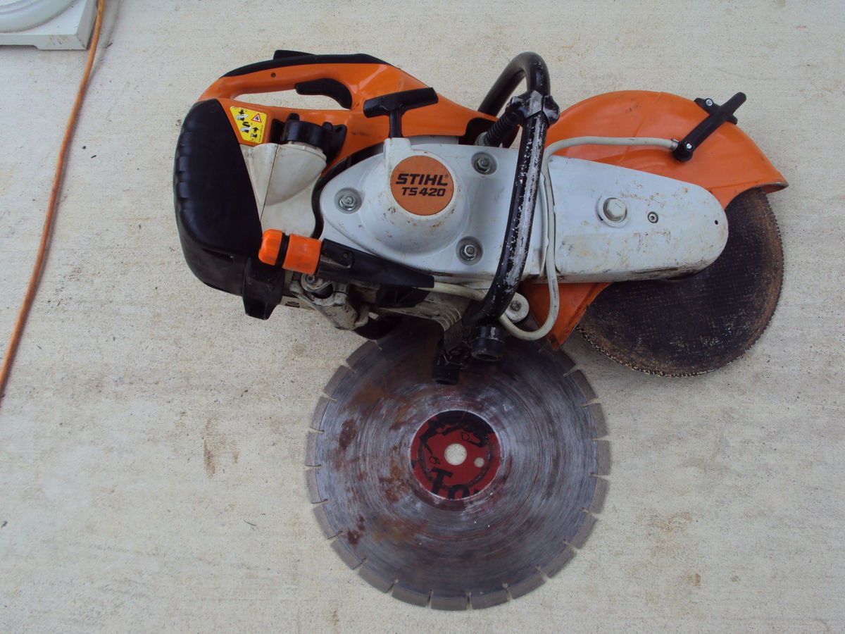  Stihl TS420 Concrete Cut Off Saw