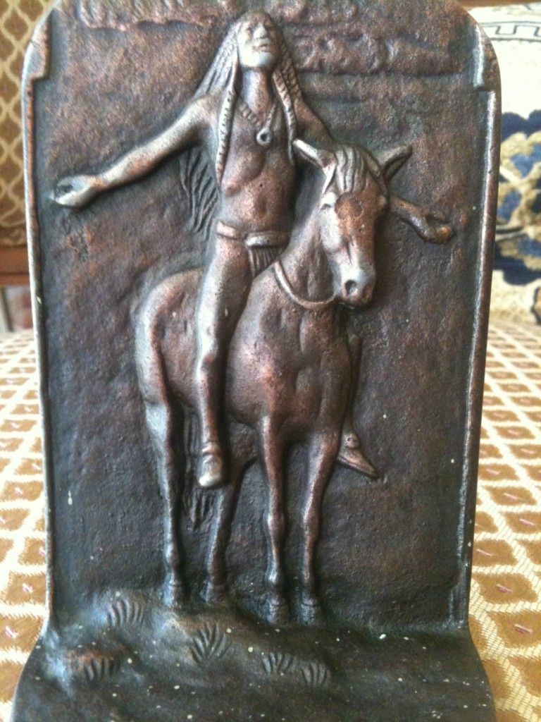  Bookend   Appeal To The Great Spirit sculpture by Cyrus Edwin Dallin