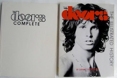 The Doors 2 Book Lot Illustrated History & The Doors Complete Song