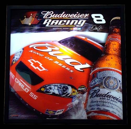 Budweiser Dale Earnhardt Jr Lighted Sign