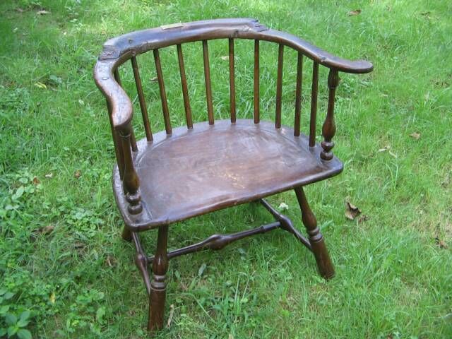  Back Armchair Shipwreck Chair Captain David Hawley 1780 Rev War