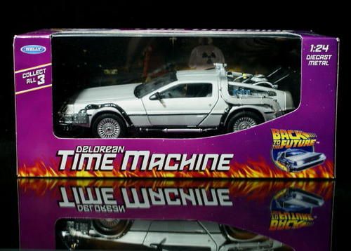 DeLorean Back to The Future 1 Time Machine Diecast 1 24 Scale