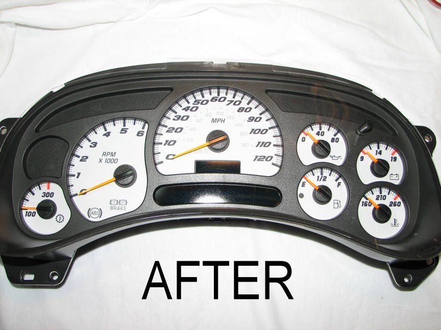 03 06 Chevy Silverado SS Cluster Conversion w Rebuild