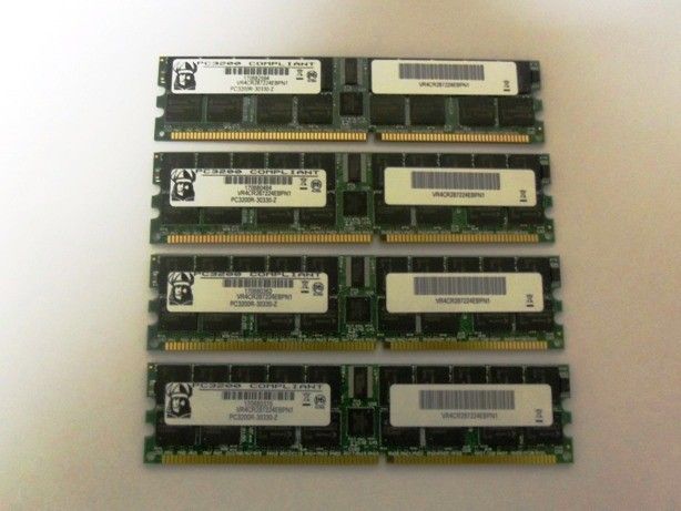 Lot 4 VR4CR287224EBPN1 Viking 1GB DDR 400MHz PC3200 184 Pin CL3 E New