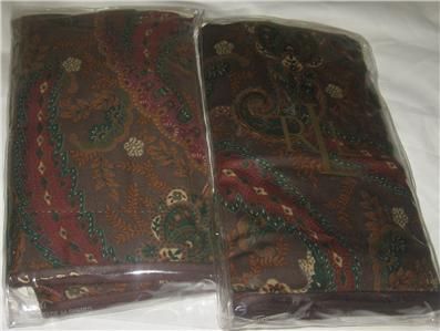 Ralph Lauren Rue Des Artistes Paisley Standard Shams New 1st Quality