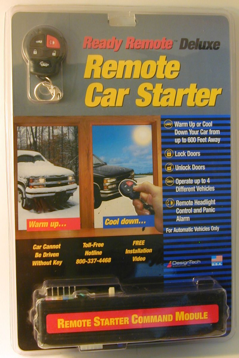 Designtech Ready Remote Deluxe Car Starter model 26724 Starts Car