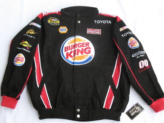 David Reutimann Burger King Cotton Twill LARGE Jacket By Chase