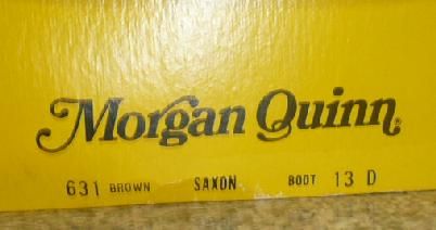 VTG 70s 80s MORGAN QUINN SAXON ANKLE ZIP BOOTS LEATHER DRESS SHOES NOS