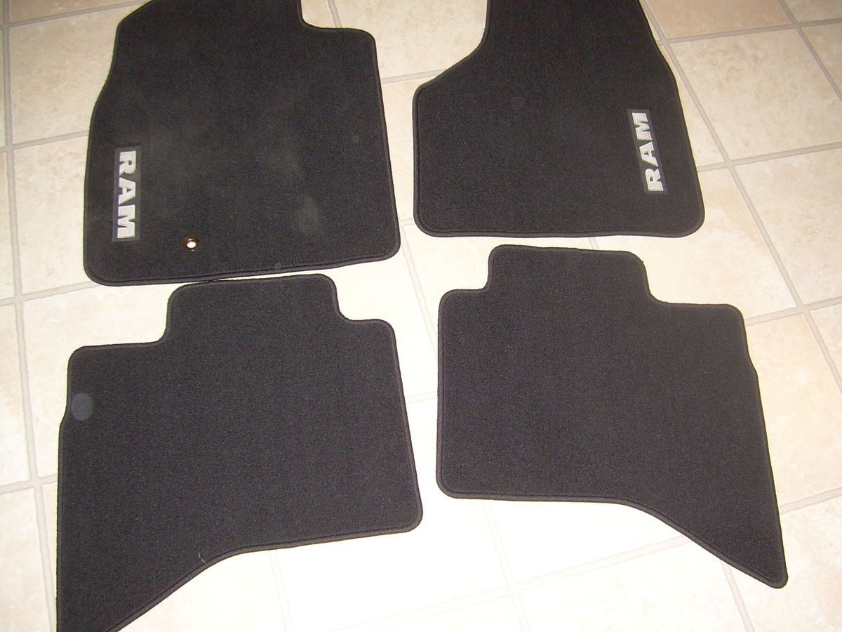  Dodge RAM Quad Cab 4x4 Black Carpet Floor Mats