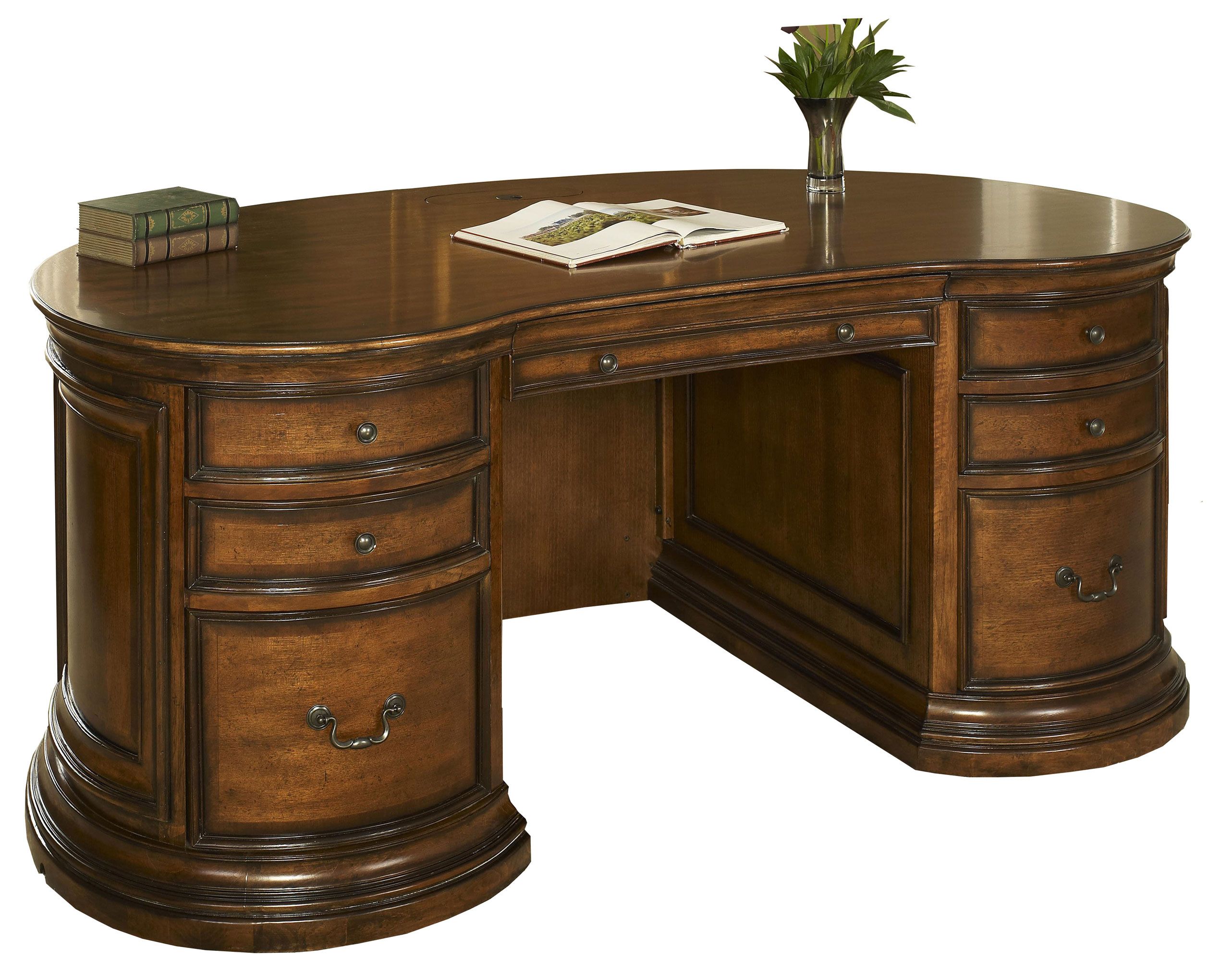 devonshire walnut office desk bring back the warmth and style of 19th