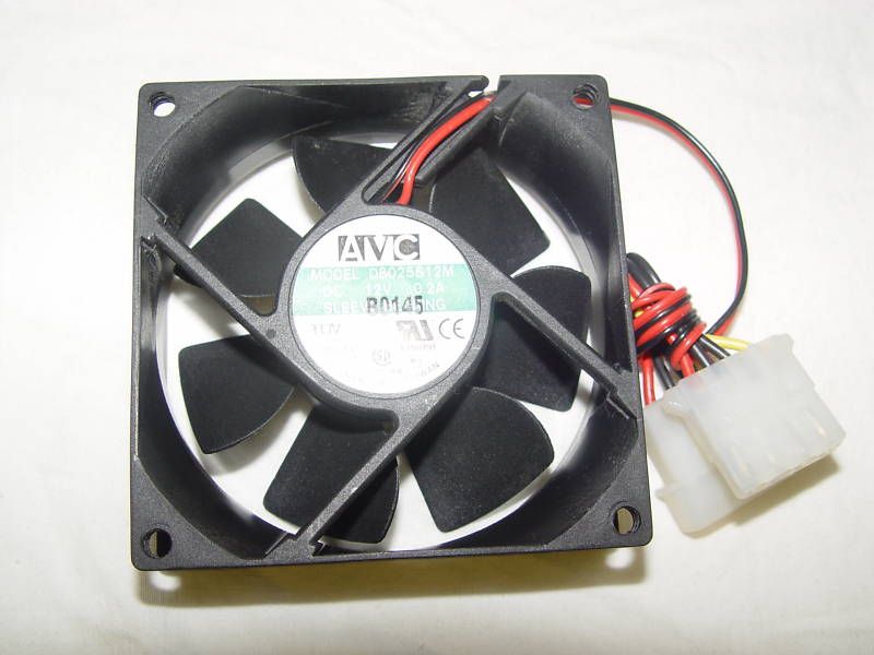 80mm Fan AVC Model D8025S12M DC 12V 0 2A UL CSA