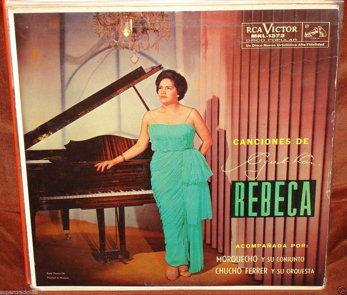 Rebeca Morquecho Chucho Ferrer Canciones de Agustin Lara LP VG