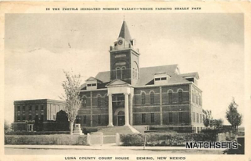 DEMING, NEW MEXICO Luna County Court House ALBERTYPE POSTCARD