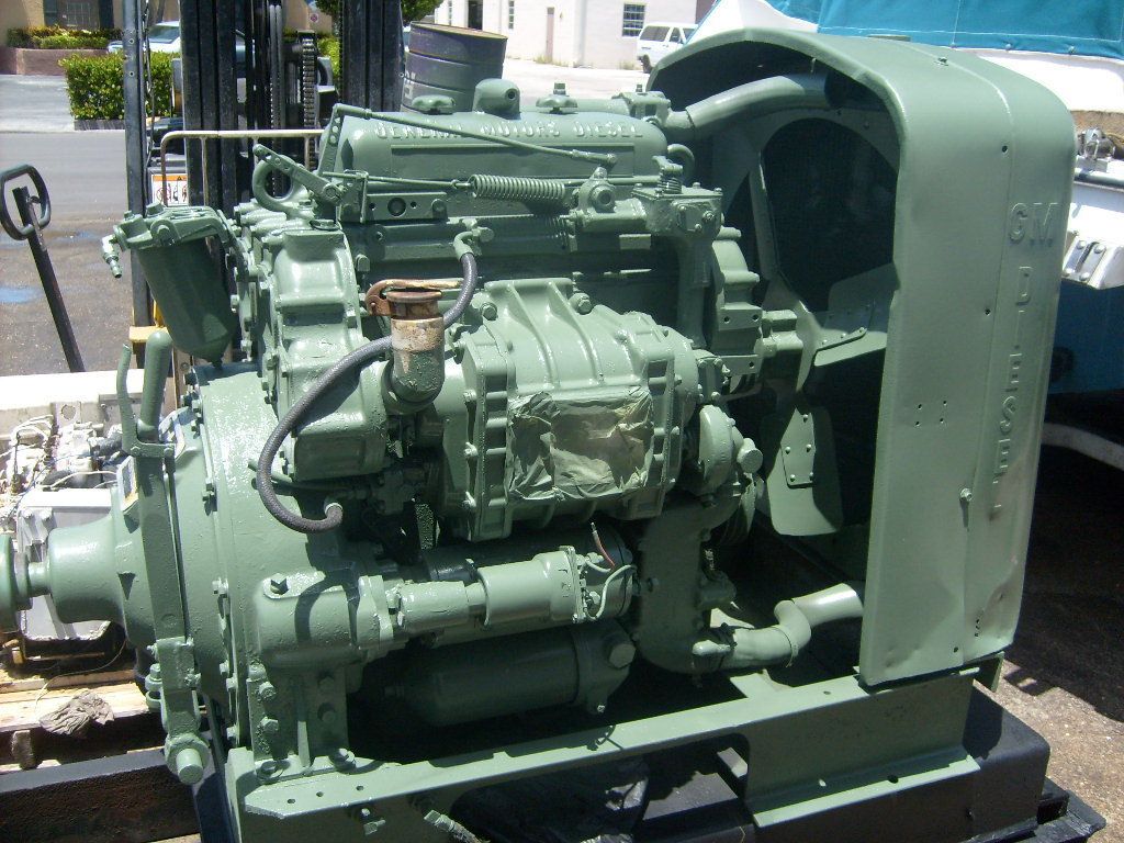 Detroit Diesel GM 371N Diesel Engine Marine Industrial Generators Pump
