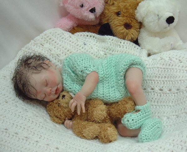 Twin 2 Cute Reborn Baby Girl Doll Kaelin Denise Pratt