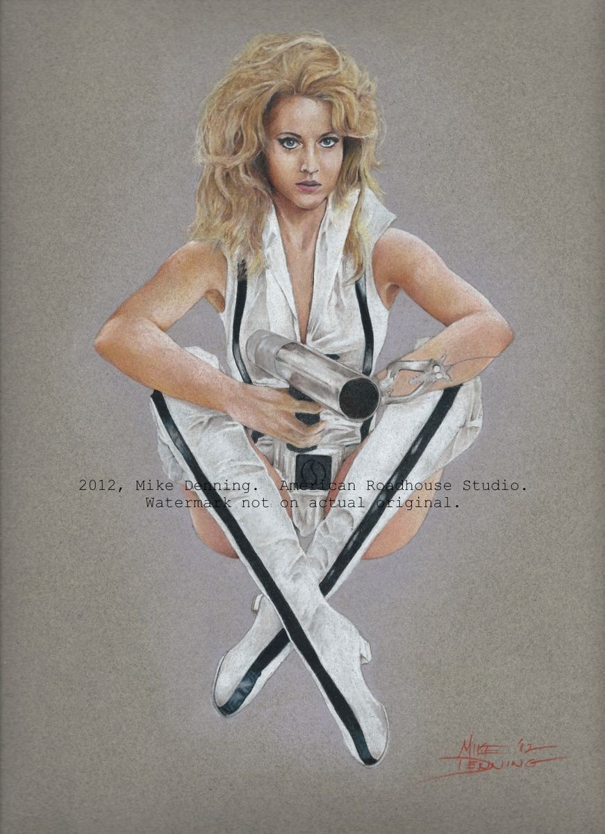 Barbarella ORIGINAL 2012 art by Mike Denning