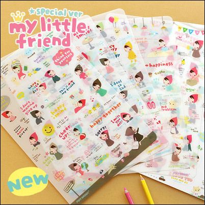 Cute Diary Deco Decorative Sticker Ponybrown My Little Friend SP