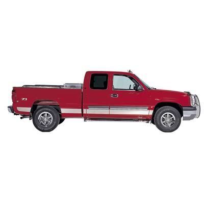 Dee Zee Rocker Protectors Self Adhesive Stainless Polished Chevy GMC