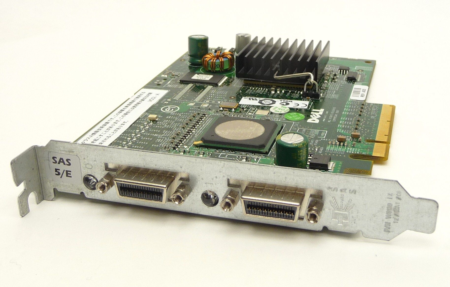  SAS 5/E PCI E DUAL CHANNEL RAID CONTROLLER CARD MODULE E2K UCS 50(A