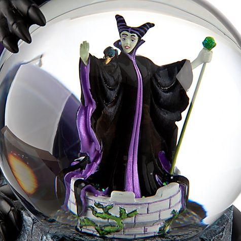 our magnificent Maleficent Snowglobe. The evil fairy from Walt Disney