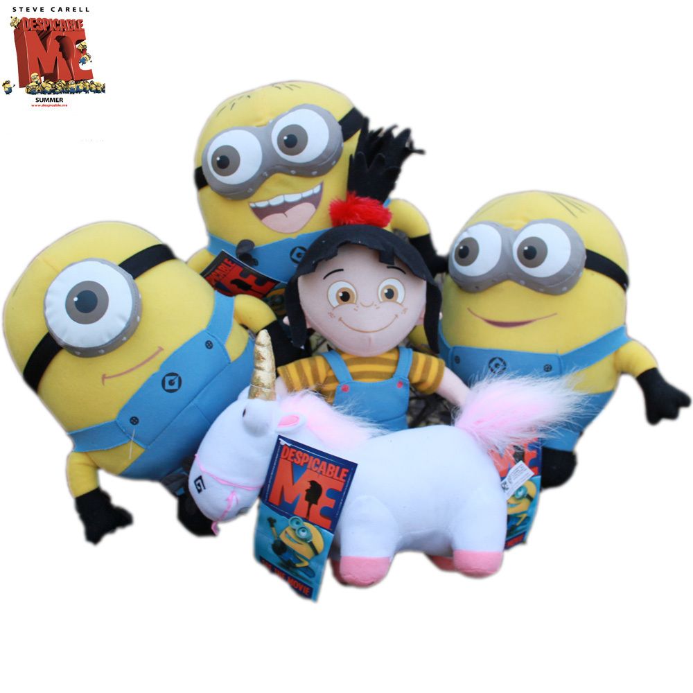 Despicable Me Minions Unicorn Agnes 5x Plush Toy Stuffed Animal Doll