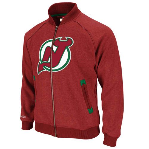 NHL New Jersey Devils Intrasquad Track Jacket Mitchell Ness Vintage