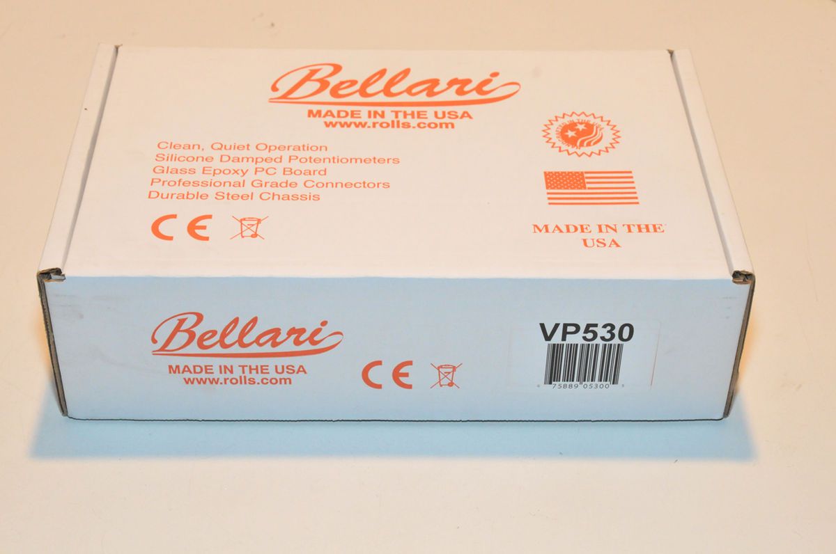 Bellari VP530 Tube Phono Preamp with USB Output $310 Warranty VP 530