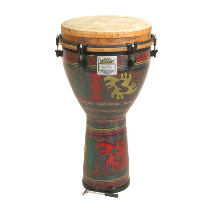  signature series standard key tuned djembe with 6 lugs the adinkra