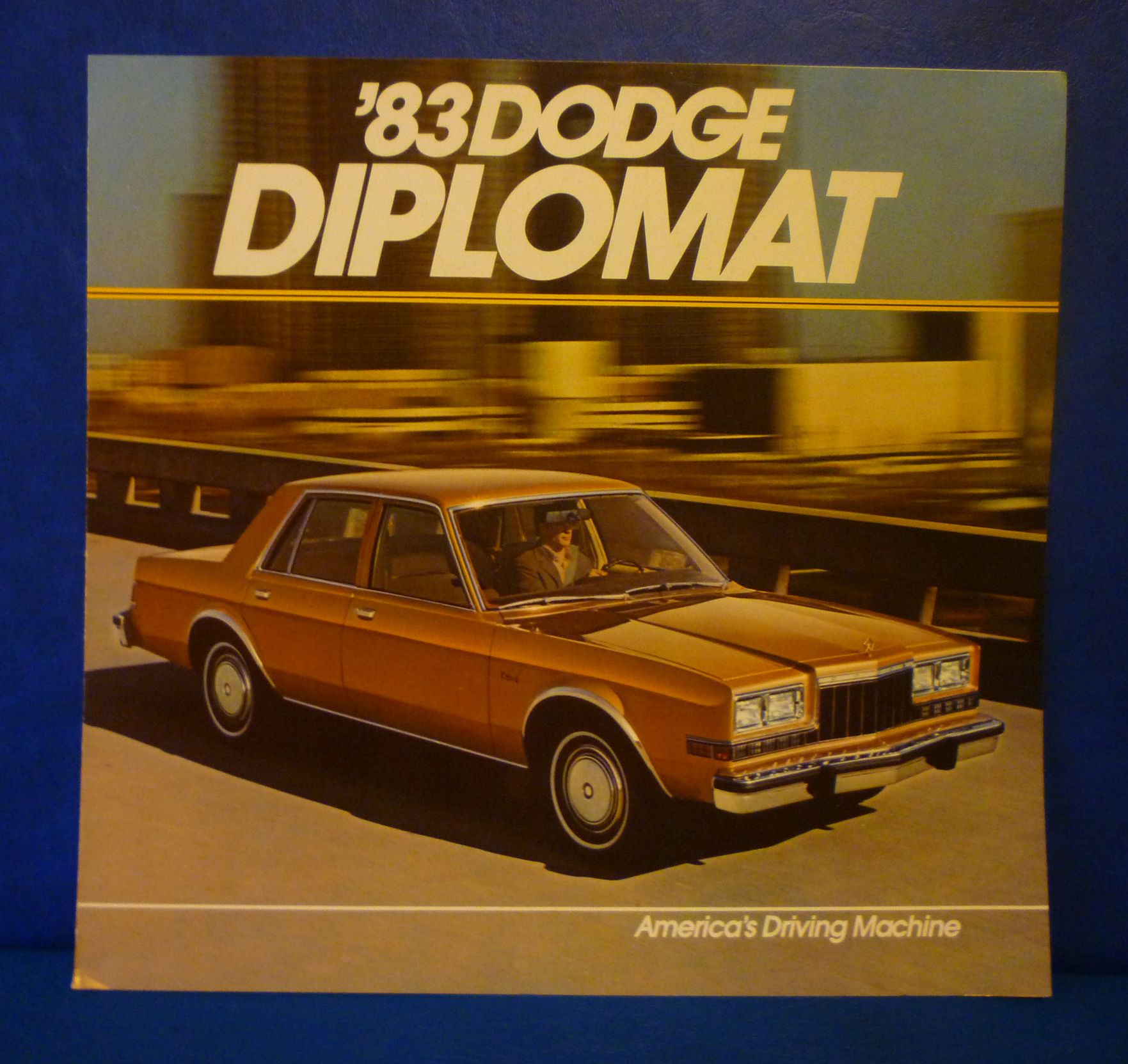 Vintage 1983 Dodge Diplomat Color Dealer Brochure 