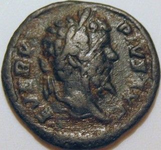 SEPTIMIUS Severus Vict Part Max 204 Denarius Very Toned