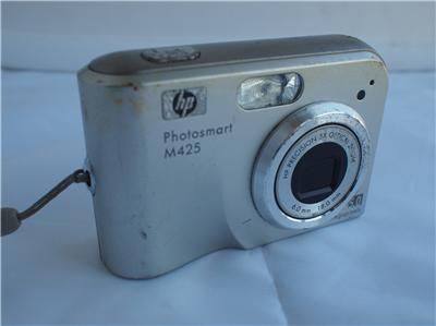 HP Photosmart M425 5 0 MP Digital Camera Silver as Is Parts Repair