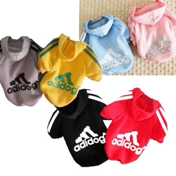 New Dog Pet Hoodie Clothes Printing Shirt Cute Hooded Warm Apparel