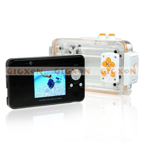  Underwater HD Digital video Camera 2.0 inch TFT waterproof zoom camera