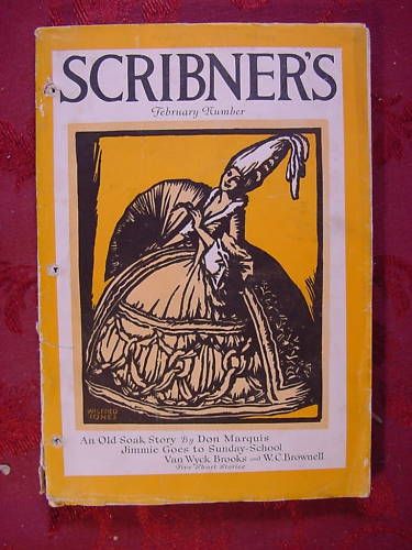 Scribners February 1927 Don Marquis Edward Hopper