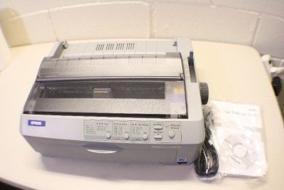 Epson LQ 590 USB 24 Pin Dot Matrix Printer with Software and Manual No