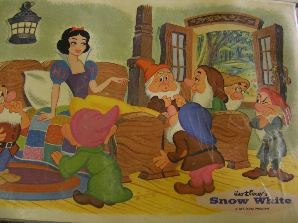  Walt Disney 1961 1963 Placemats