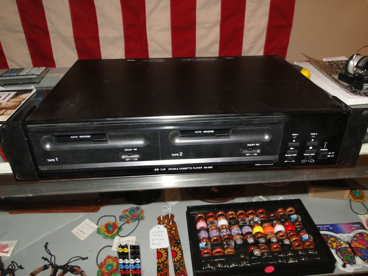 Toa Double Cassette Player Ba 800 Beautiful Condition