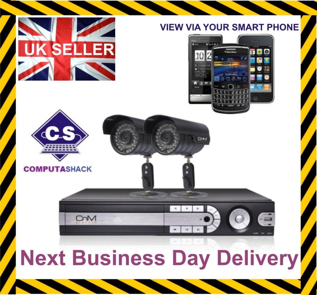  Sony CCD Camera Home Business CCTV Security DIY System Kit