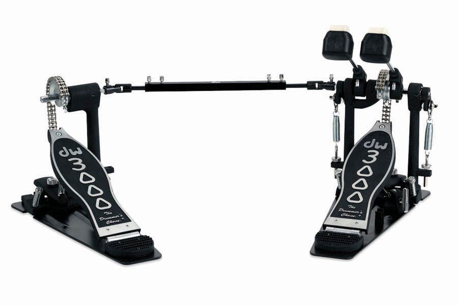 DW Drums CP3002 3000 Series Dual Chain Double Bass Drum Kick Pedal